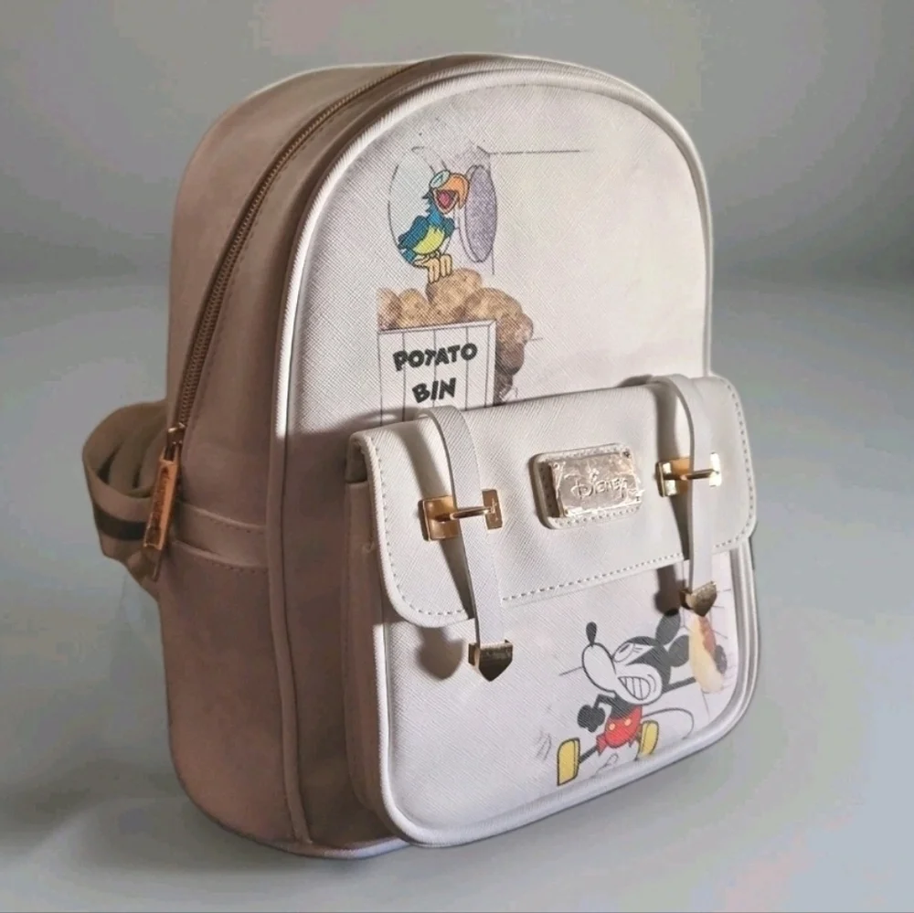 WondaPOP Disney Mickey Mouse Potato Bin 11-Inch Vegan Leather Mini Backpack
